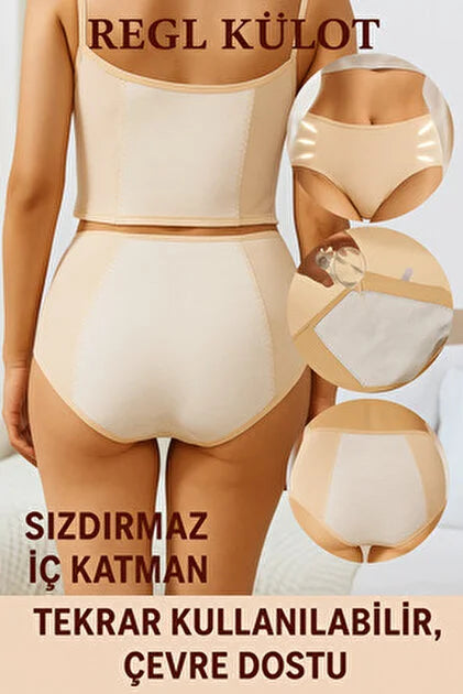 Süper Emici Ultra Hijyenik Jenny Regl Külodu Gece Gündüz Gün Boyu Etkili Sızdırmaz Adet Külodu